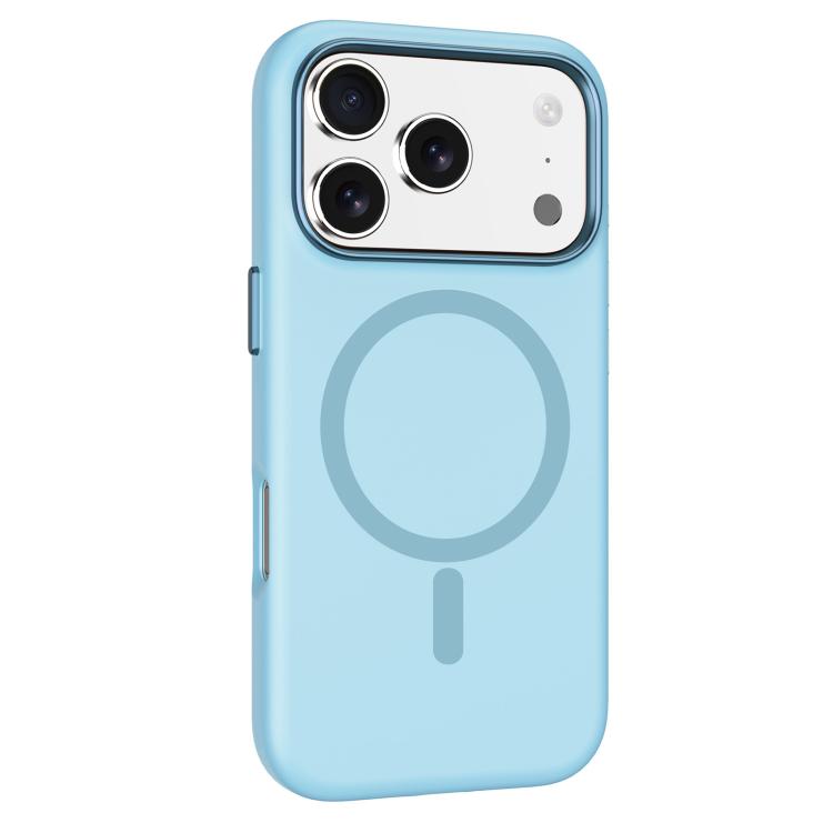 

For iPhone 17 Pro Mutural Karen Series Liquid Silicone MagSafe Phone Case(Sky Blue)