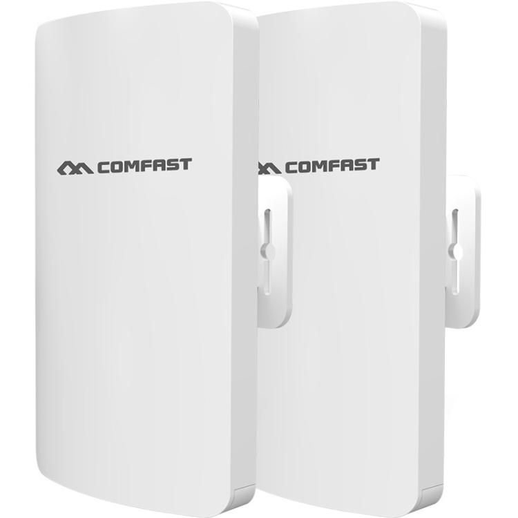 

COMFAST CF-E113A V2 5.8GHz 300Mbps 11dBi Monitoring Bridge WiFi Repeater Set, Plug:AU Plug(White)