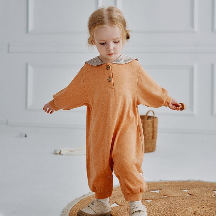 

Benzdeer Crawling Clothes Toddler Long Sleeve Jumpsuit, Height:66cm(Orange)