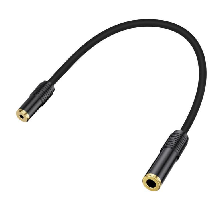 

3.5mm Dual-channel Female to 6.35mm Dual-channel Female Stereo Audio Cable, Length:0.5m