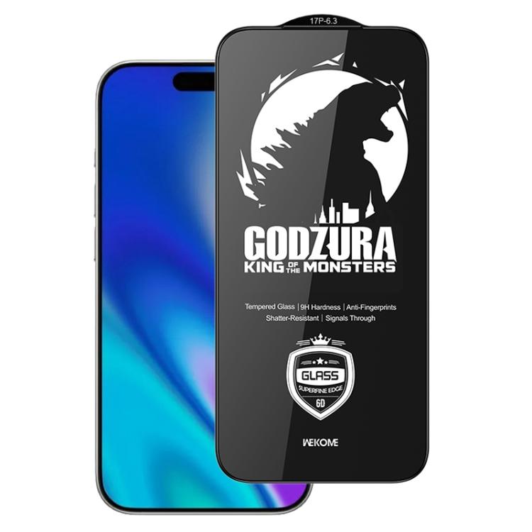 

For iPhone 17 Pro WK WTP-122 6D Curved Ultra-Fine Edge HD Full-Screen Tempered Glass Film(Transparent)