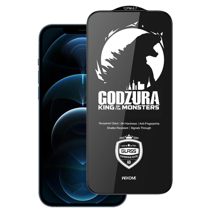 

For iPhone 12 Pro Max WK WTP-122 6D Curved Ultra-Fine Edge HD Full-Screen Tempered Glass Film(Transparent)