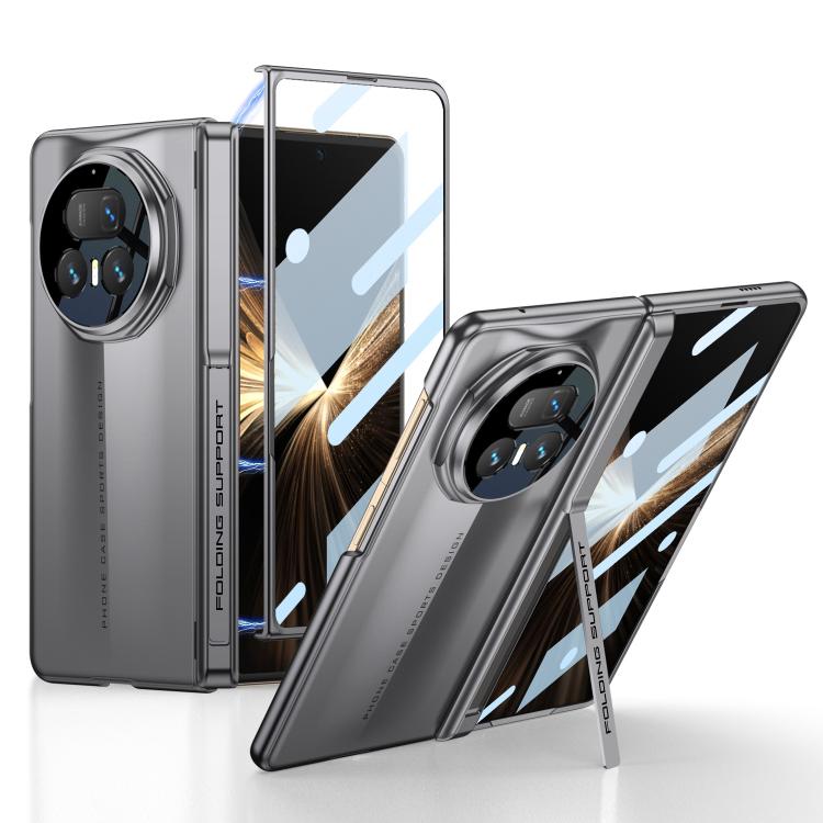 

For Honor Magic V5 GKK Integrated Magnetic Blade Ultra-thin Side Package Phone Case(Grey)