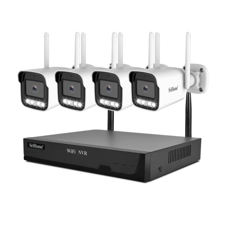 

SriHome NVS001-IPC065 5MP 4-CH NVR WiFi IP Camera Kit(EU Plug)