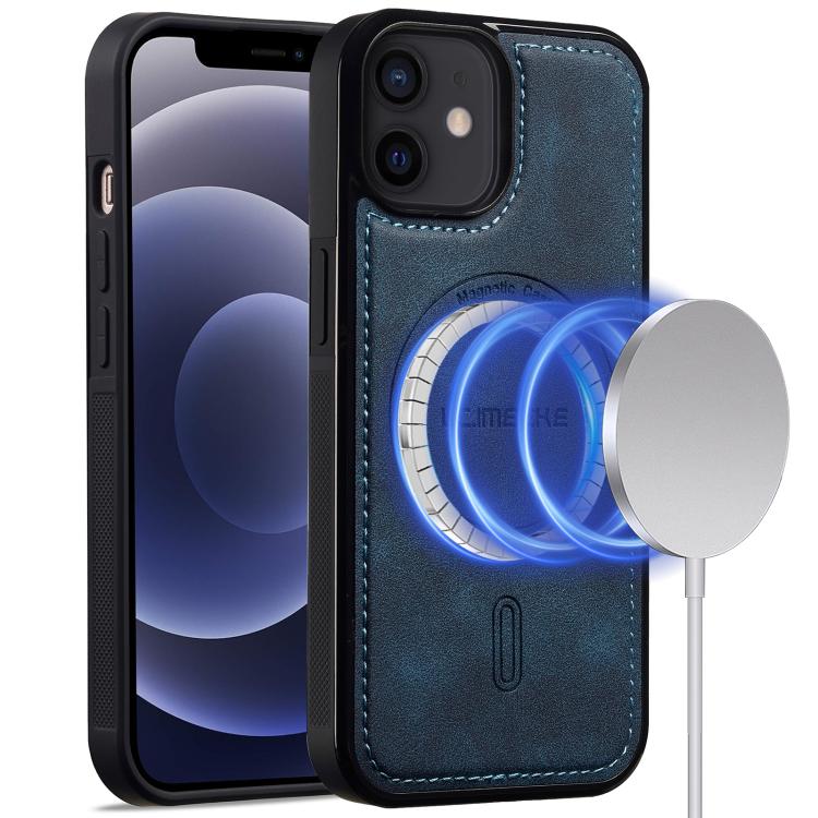 

For iPhone 12 / 12 Pro LC.IMEEKE L6 Series MagSafe Magnetic Phone Case(Blue)