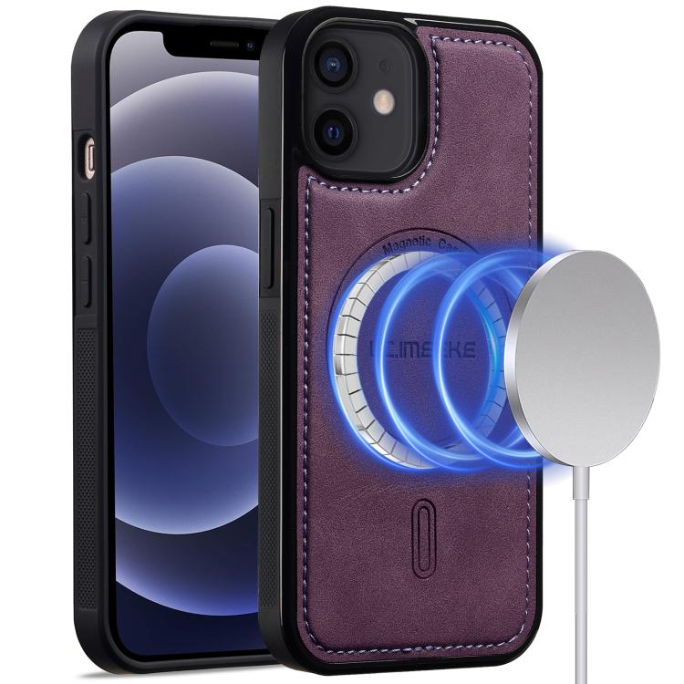 

For iPhone 11 LC.IMEEKE L6 Series MagSafe Magnetic Phone Case(Purple)