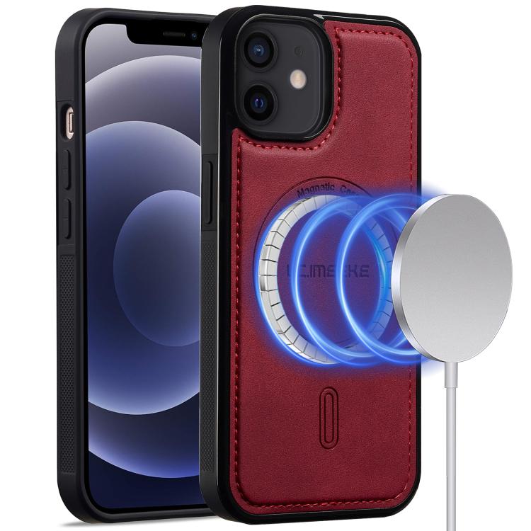 

For iPhone 11 LC.IMEEKE L6 Series MagSafe Magnetic Phone Case(Red)