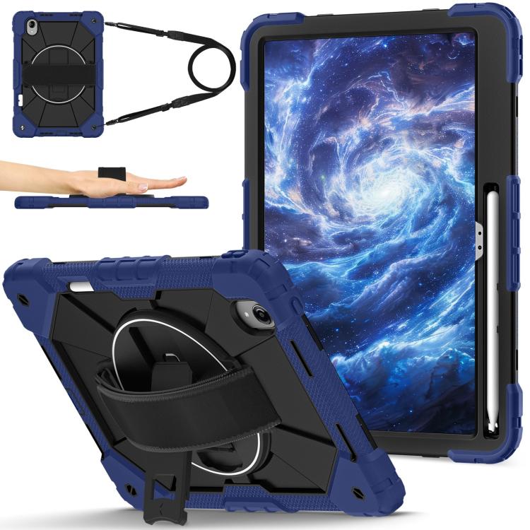 For Lenovo Xiaoxin Pad Pro / Pro GT 13 Contrast Color Robot Silicone Hybrid PC Tablet Case(Navy Black) — купить у Sunsky-online WW