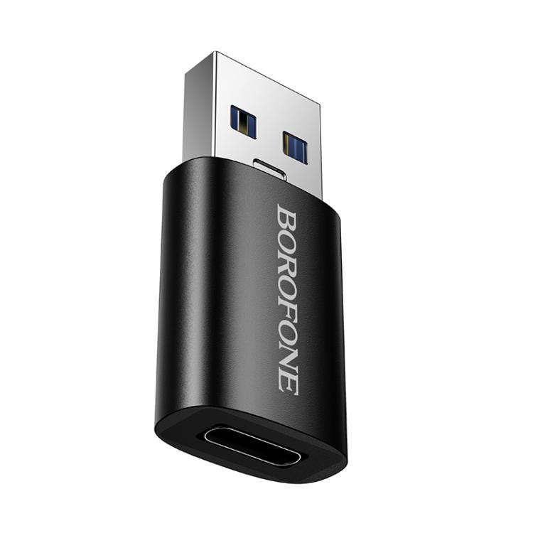 

Borofone BV26B USB Male to Type-C Female USB3.0 Adapter(Black)