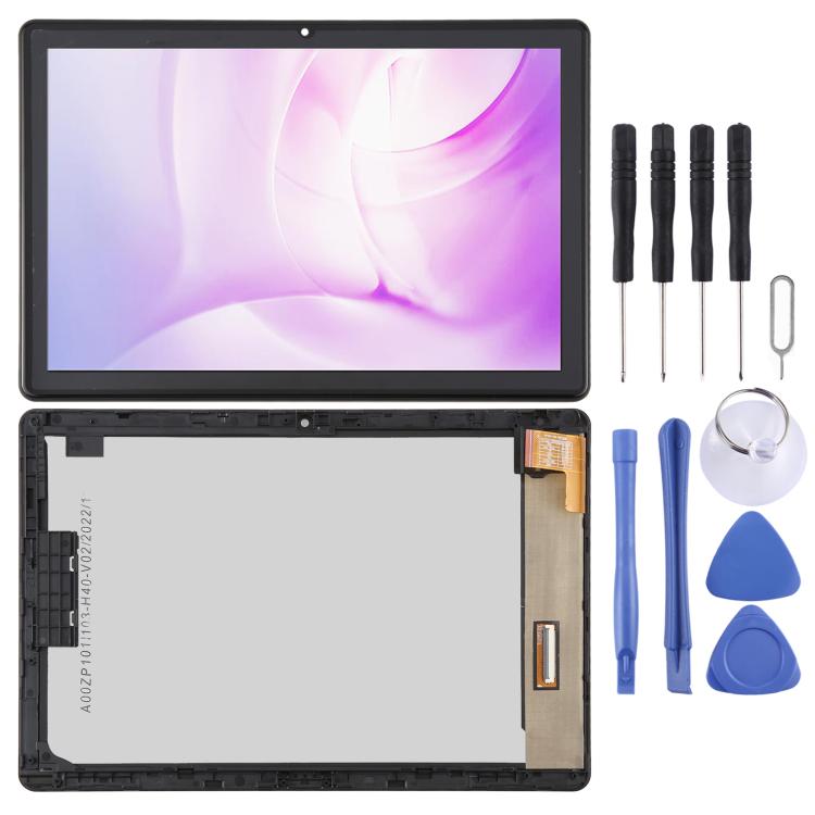 

For Cubot Tab 10 LCD Screen Digitizer Full Assembly with Frame