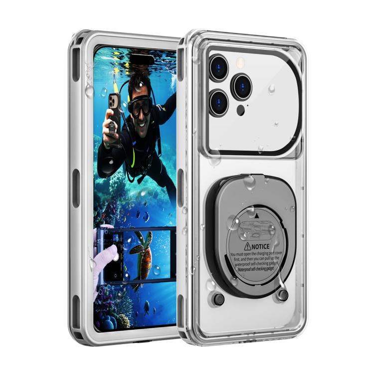 

RedPepper IN70 Pro Diving Protective Cover, Waterproof Depth: 15m(White)
