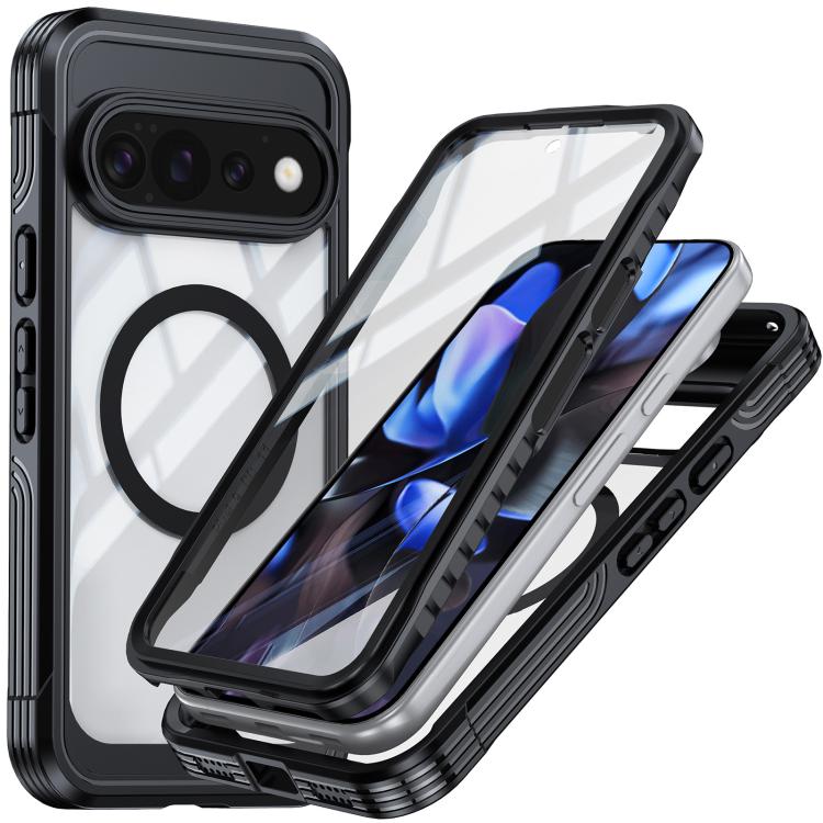 For Google Pixel 11 Pro XL RedPepper Tempered Glass MagSafe Phone Case(Black)