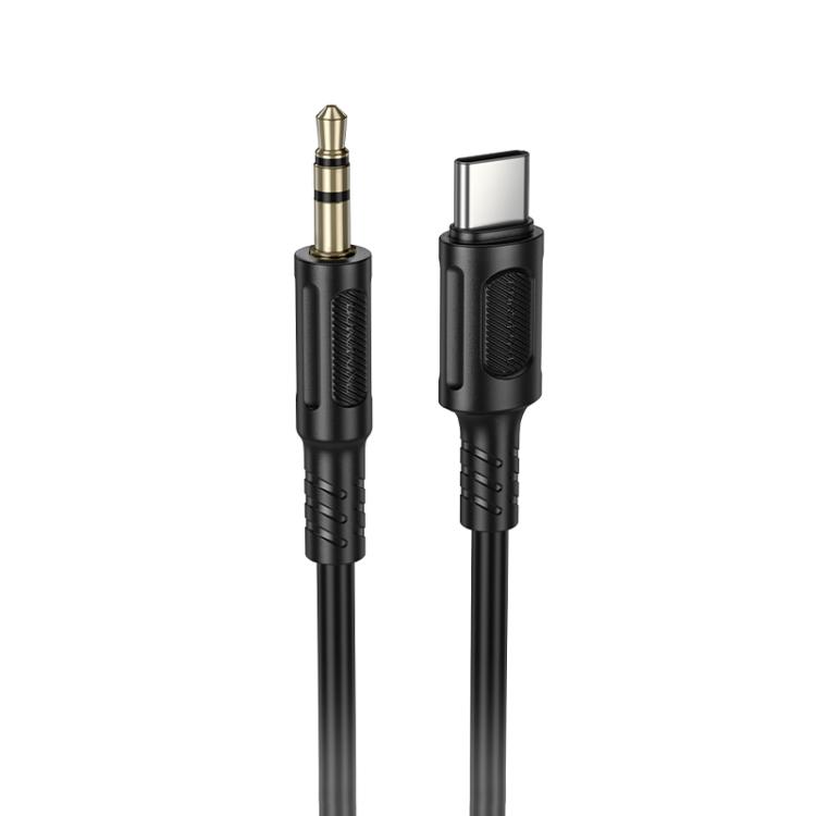 

Borofone BL25B 3.5mm to Type-C Nice Digital AUX Audio Cable, Length: 1m(Black)
