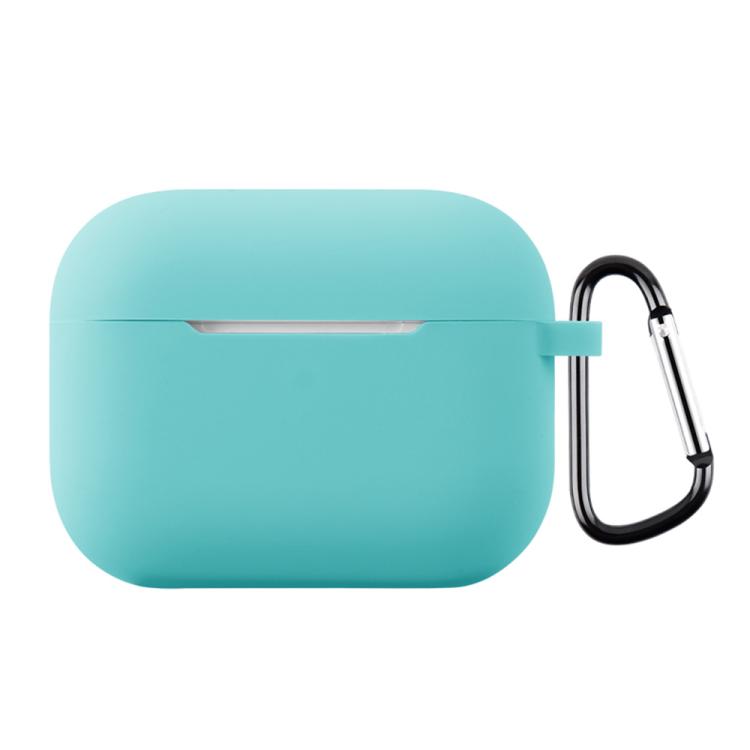 

For AirPods Pro 3 Silicone Earphone Protective Case with Hook Thickness: 1.3mm(Mint Green)