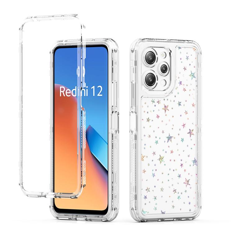 Coque TPU + Verre Trempé Pour Xiaomi Redmi 12/12C/13C - Transparente Anti-choc, Neuve
