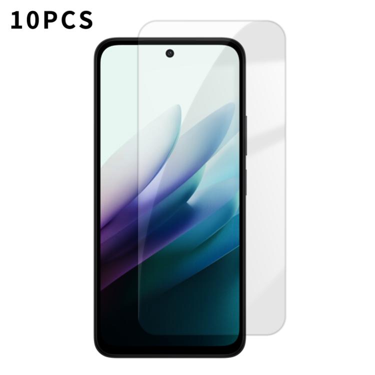 

For Redmi 15 5G Global / 15 4G SEA 169.5mm Kalebol 10pcs High-Aluminum Semi-Screen Anti-Fingerprint HD Tempered Glass Film