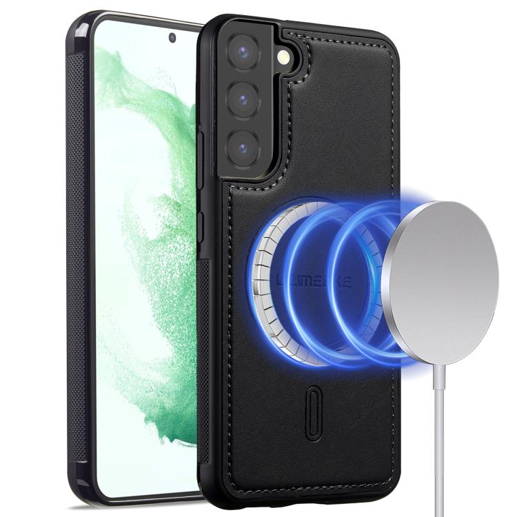 

For Samsung Galaxy S21 FE 5G LC.IMEEKE L6 Series MagSafe Magnetic Phone Case(Black)