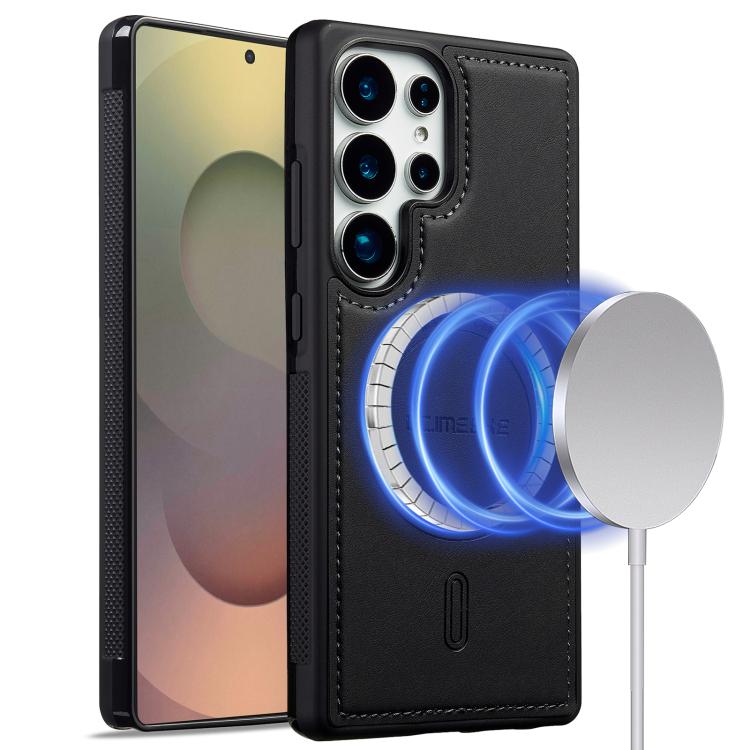 

For Samsung Galaxy S25 Ultra 5G LC.IMEEKE L6 Series MagSafe Magnetic Phone Case(Black)