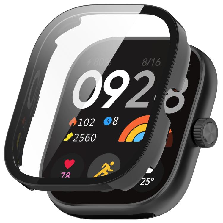 

For Redmi Watch 4 xDfind Tempered Film Integrated PC Watch Protective Cover(Black)