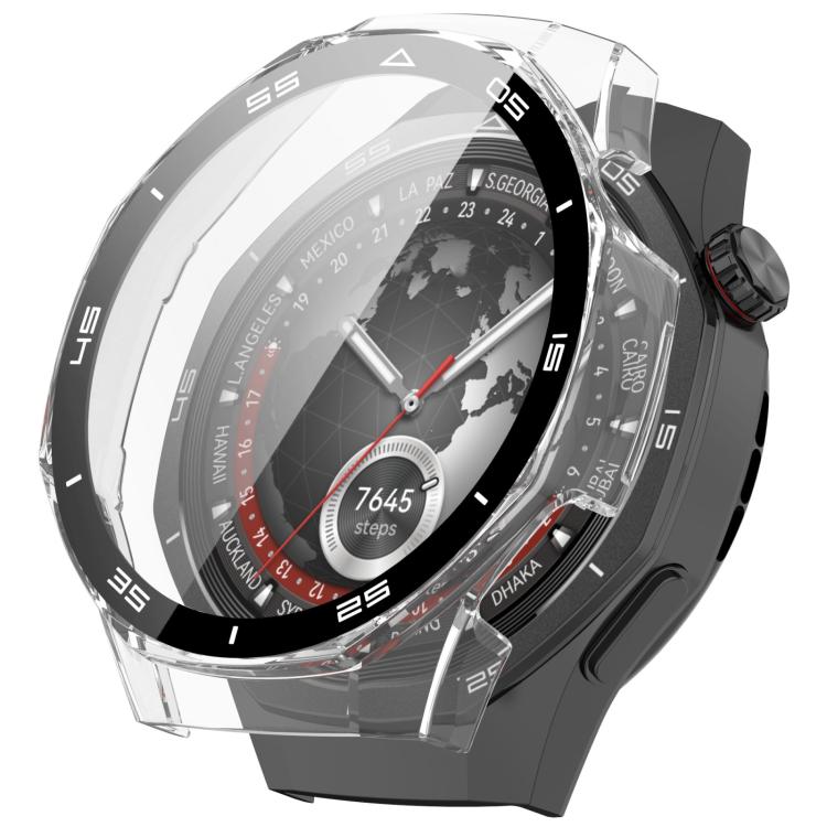

For Huawei Watch GT 5 Pro 46mm xDfind Graduated Style Tempered Film Integrated PC Watch Protective Cover(Transparent)
