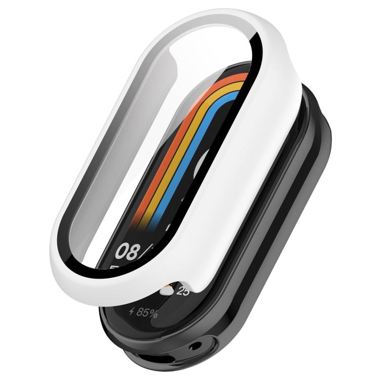 

For Xiaomi Smart Band 9 / 9 NFC xDfind Tempered Film Integrated PC Watch Protective Cover(White)