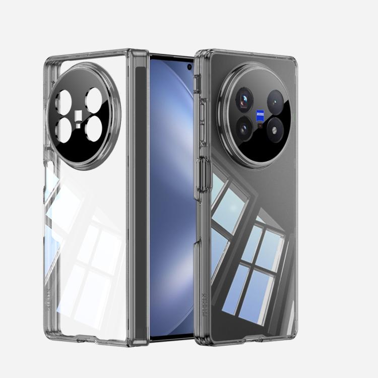 

For vivo X Fold5 GKK Magnetic Absorption Clear Full Cover TPU Phone Case(Transparent Black)