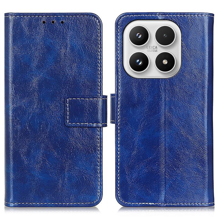 

For Xiaomi 17 Retro Crazy Horse Texture Leather Phone Case(Blue)