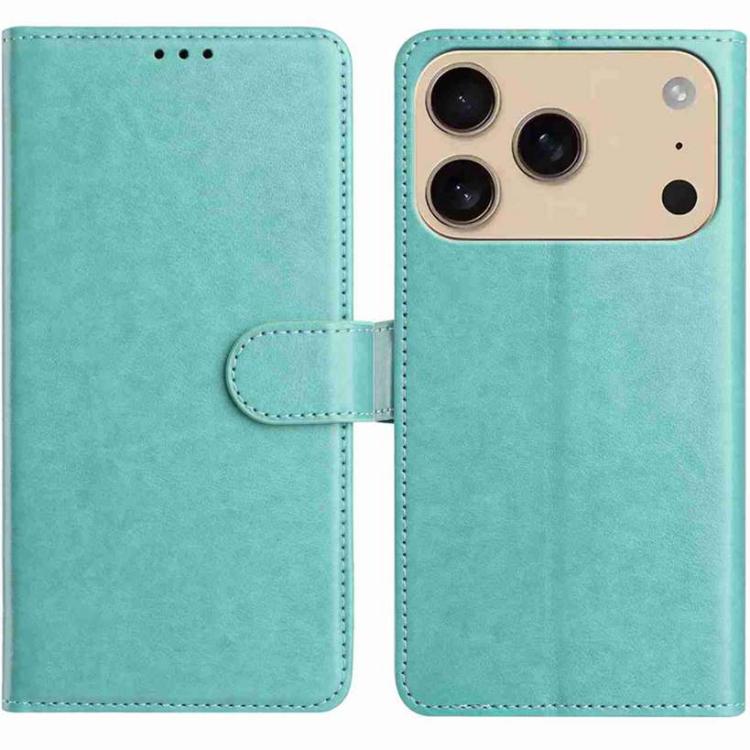 

For iPhone 17 Pro Max Lambskin 8-card Slot Leather Phone Case(Green)