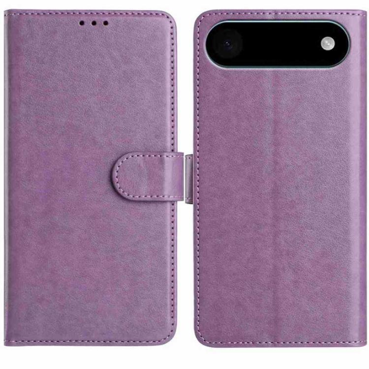

For iPhone Air Lambskin 8-card Slot Leather Phone Case(Purple)