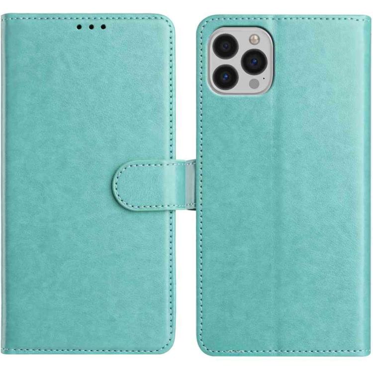 

For iPhone 13 Pro Lambskin 8-card Slot Leather Phone Case(Green)