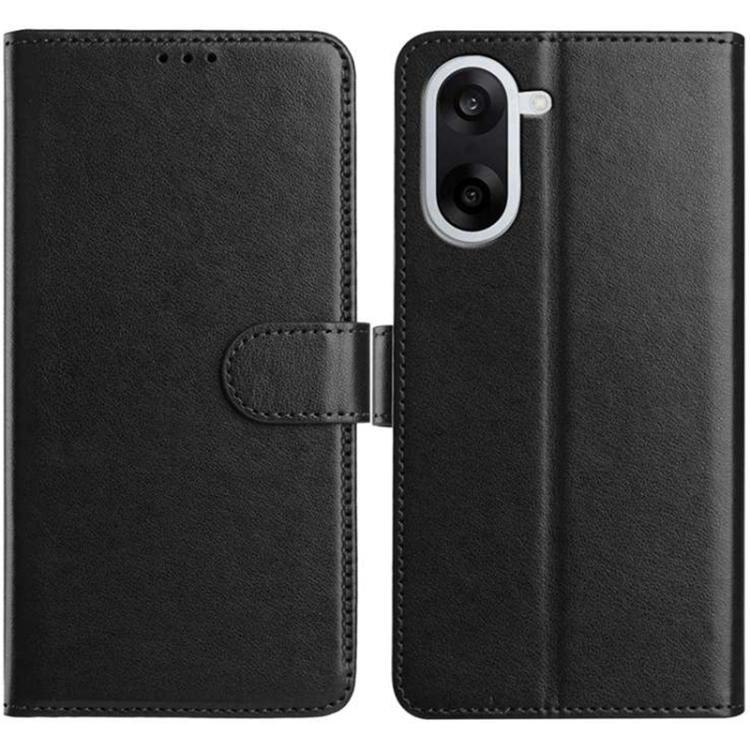 

For OnePlus Nord CE5 Lambskin 8-card Slot Leather Phone Case(Black)