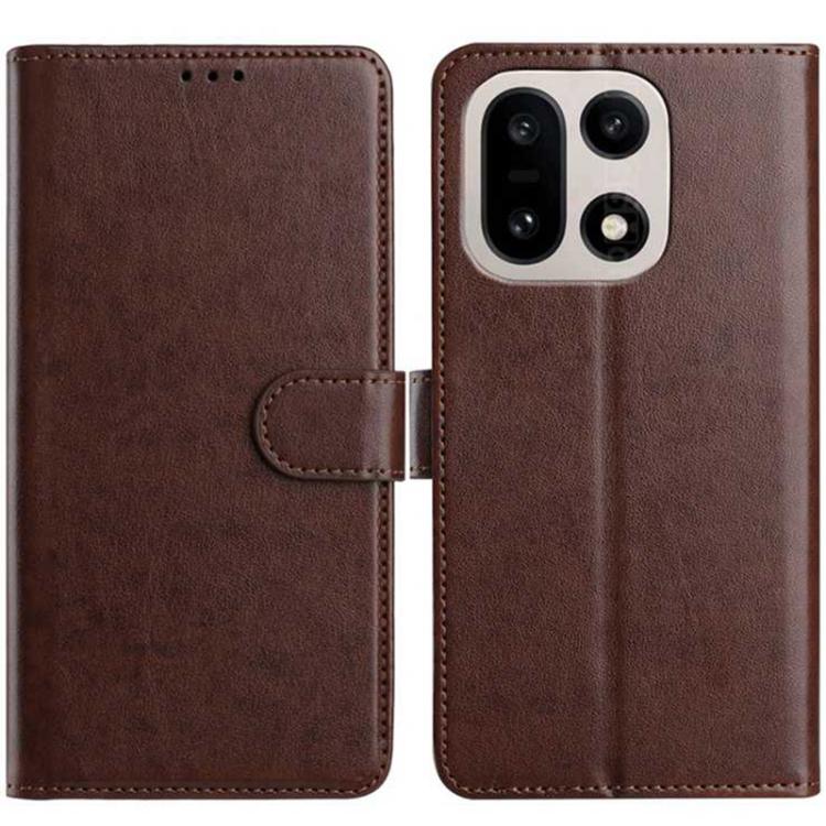 

For OnePlus 15 Lambskin 8-card Slot Leather Phone Case(Brown)