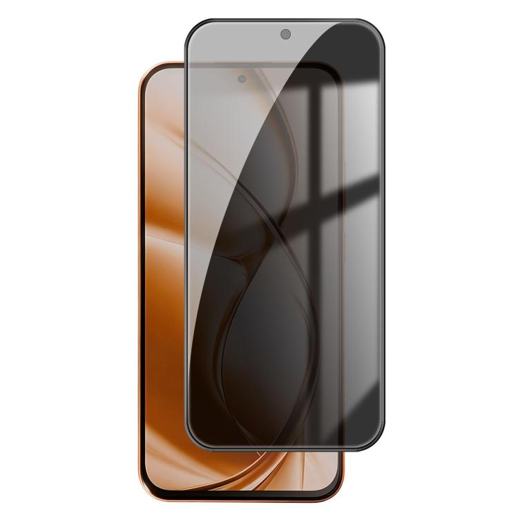 For Xiaomi Poco M8 Power 5G Kalebol High-Aluminum Screen-Printed Full-Coverage Black-Border Privacy Tempered Glass Film