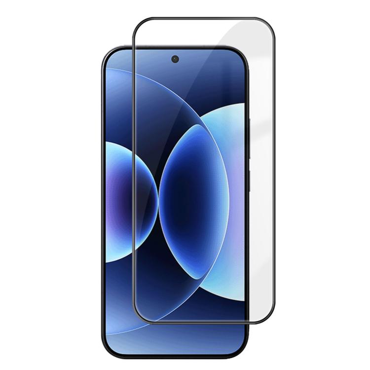 

For Xiaomi 17 Pro Max Kalebol High-Aluminum Screen-Printed Full-Coverage Anti-Fingerprint Black-Bordered HD Tempered Glass Film