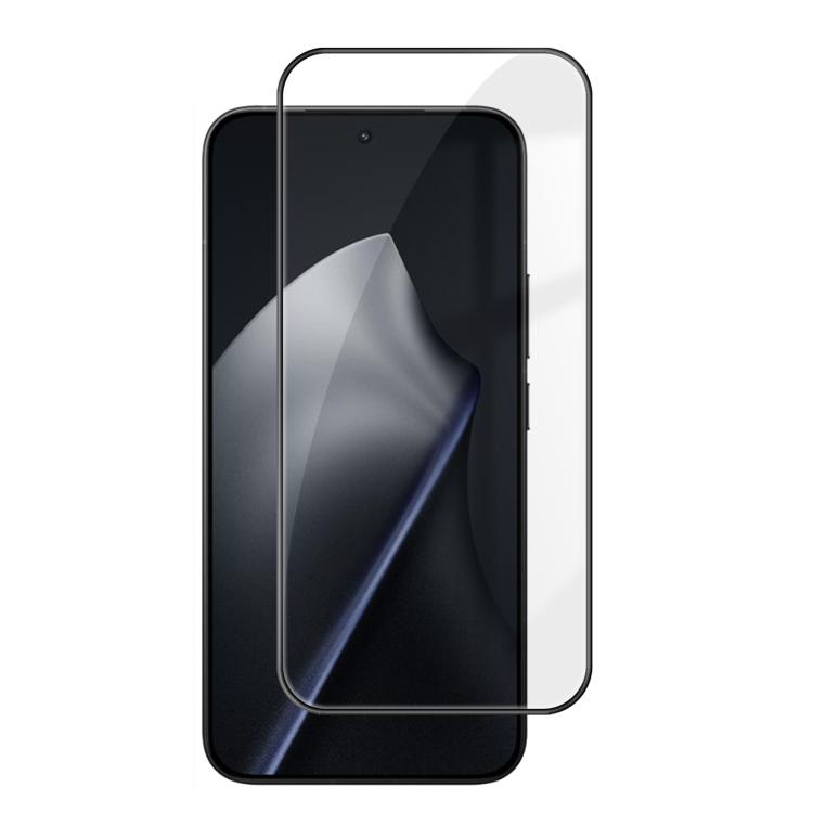 

For Xiaomi 15T Kalebol High-Aluminum Screen-Printed Full-Coverage Anti-Fingerprint Black-Bordered HD Tempered Glass Film