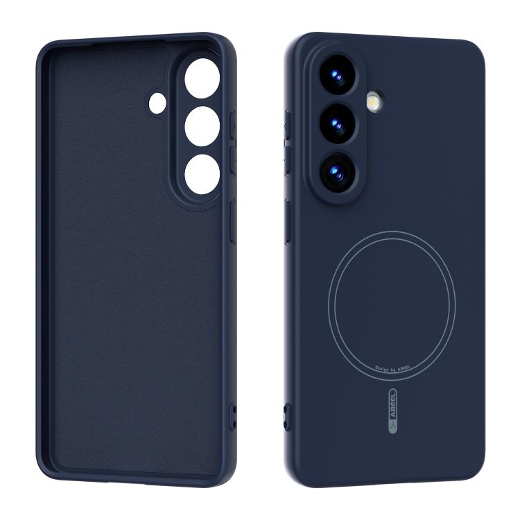 

For Samsung Galaxy S26 Pro 5G ABEEL Skin-friendly Feel Magsafe Liquid Silicone Phone Case(Blue)