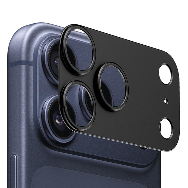 

For iPhone 17 Pro XDCASE Titanium Alloy Hollow Camera Lens Protector(Black)