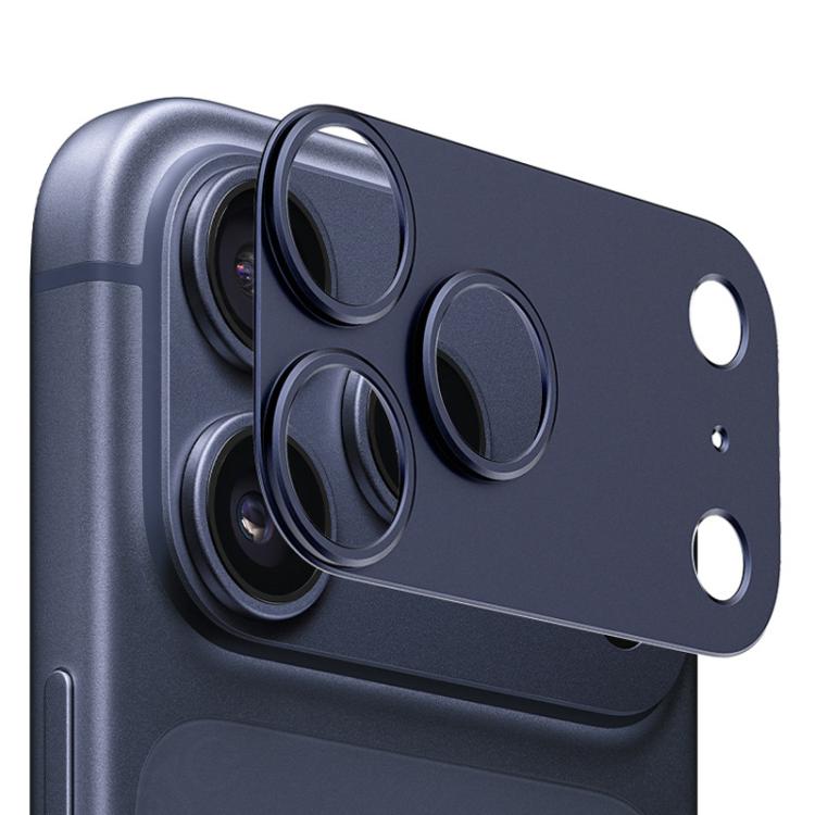 For iPhone 17 Pro XDCASE Titanium Alloy Hollow Camera Lens Protector(Dark Blue)