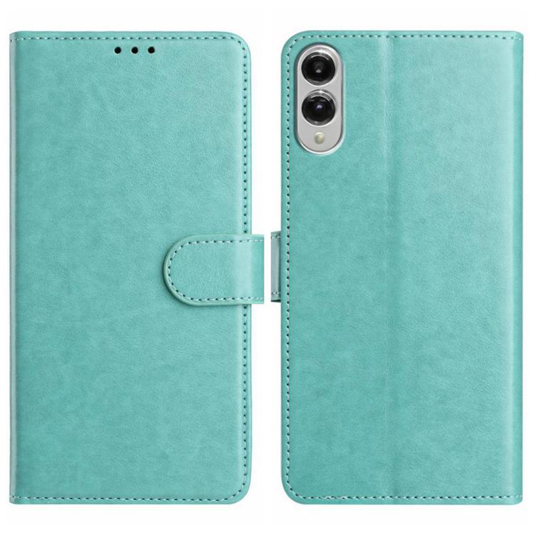 

For Samsung Galaxy S25 Edge 5G Lambskin 8-card Slot Leather Phone Case(Green)
