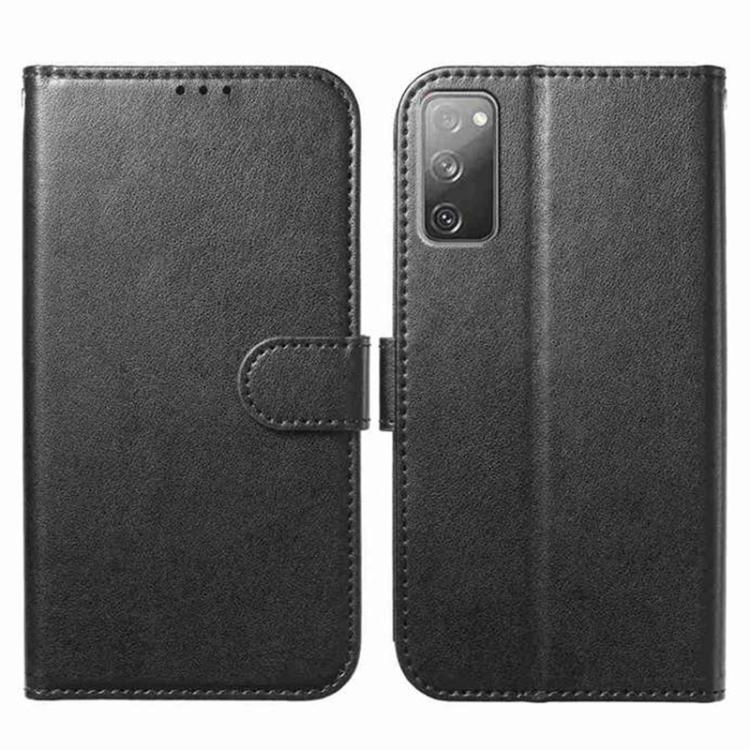 

For Samsung Galaxy S20 FE Lambskin 8-card Slot Leather Phone Case(Black)