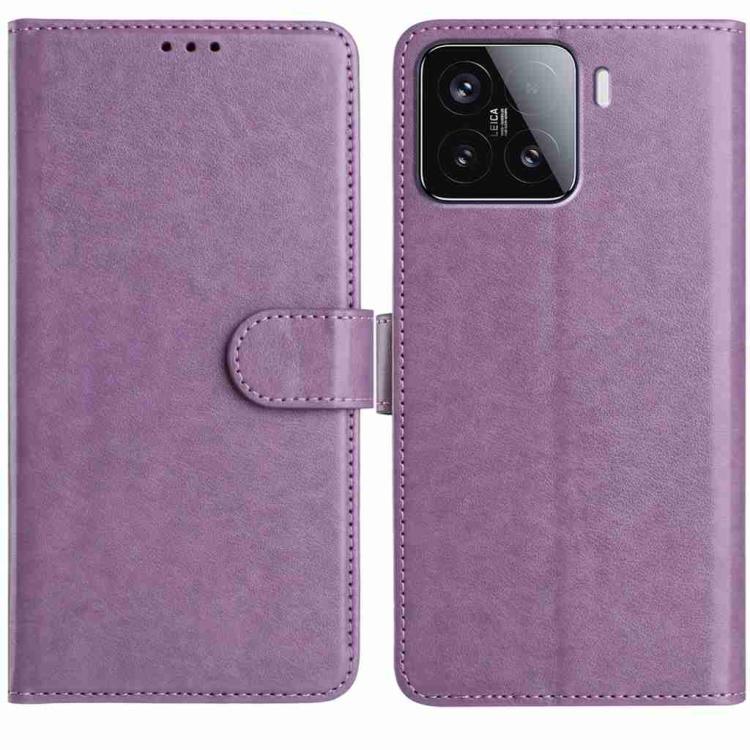 

For Xiaomi 15T Pro 5G Lambskin 8-card Slot Leather Phone Case(Purple)