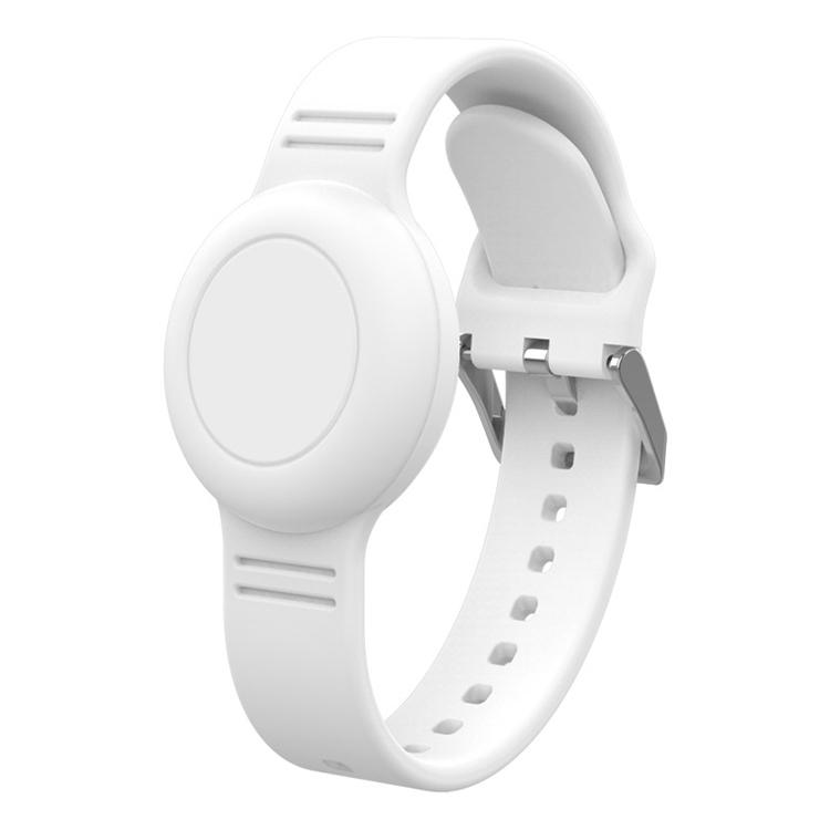 For AirTag xDfind Silicone Band Style Anti-lost Tracker Protective Cover(White)