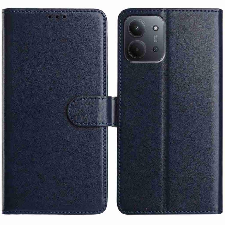 

For Redmi 15C 5G / 4G Global 171mm Lambskin 8-card Slot Leather Phone Case(Dark Blue)