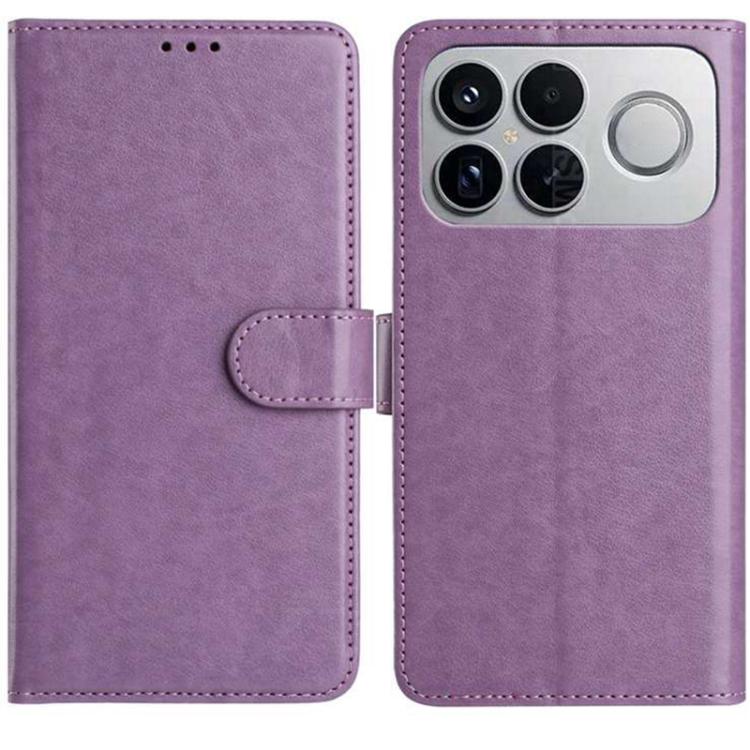 

For Redmi K90 Pro Max / Poco F8 Ultra Lambskin 8-card Slot Leather Phone Case(Purple)