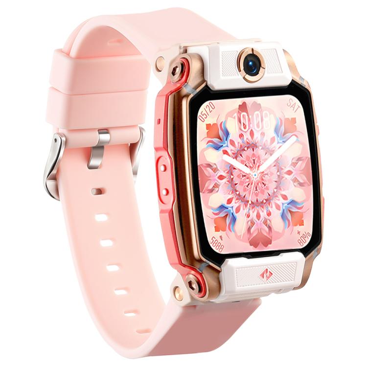 

For Imoo Watch Phone Z11 / Z10 / Z6 Solid Color Silicone Watch Band(Light Pink)