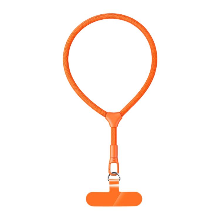 

XDCASE Racket Shape 7mm Polyester Rope with Gasket Adjustable Phone Wrist Lanyard(Orange)