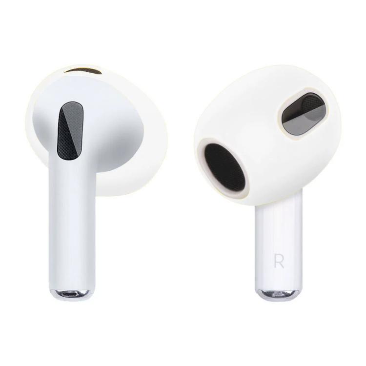 

For AirPods 3 XDCASE 2 Pairs Ear Cap Soft Silicone Protective Case(White)