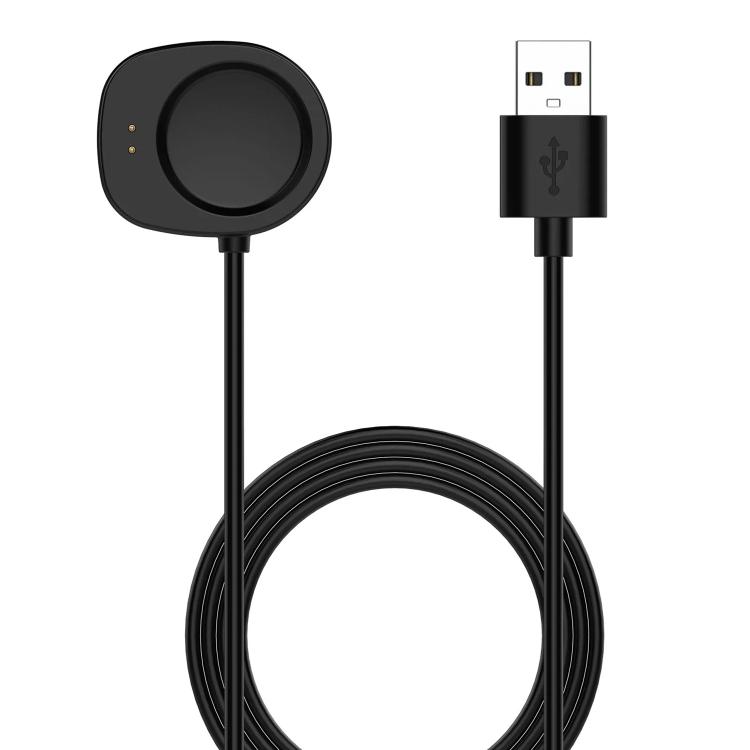 

For Amazfit T-Rex 3 Pro Integrated USB Port Magnetic Data Charging Cable, Length: 1m(Black)