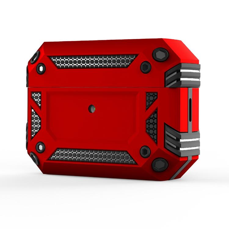 

For AirPods Pro 3 Armor Four-corner Shockproof Earphone Protective Cover(Red)