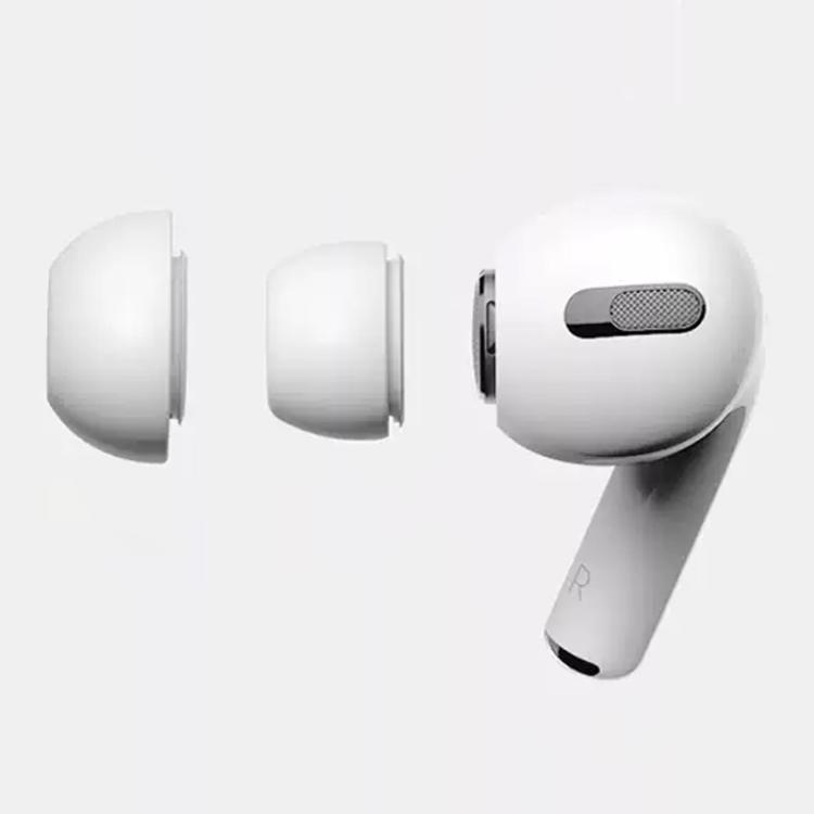 

For AirPods Pro 2 / 1 XDcase 2 Pairs Silicone Earplugs with Pressure Relief Holes L / S Size(White)
